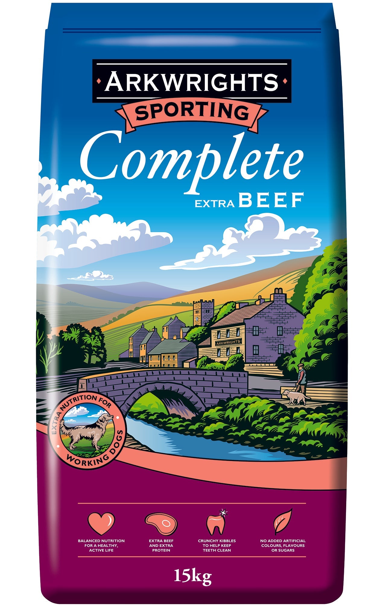 Arkwrights Sporting 15 kg – Karma energetyczna dla psów aktywnych - Premium Dog Food from Gilbertson & Page - Just $33.90! Shop now at Gilbertson & Page Europe