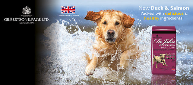 Dr John Hypoallergenic Duck & Salmon 12.5kg - Premium Dog Food from Gilbertson & Page - Just $41.50! Shop now at Gilbertson & Page Europe