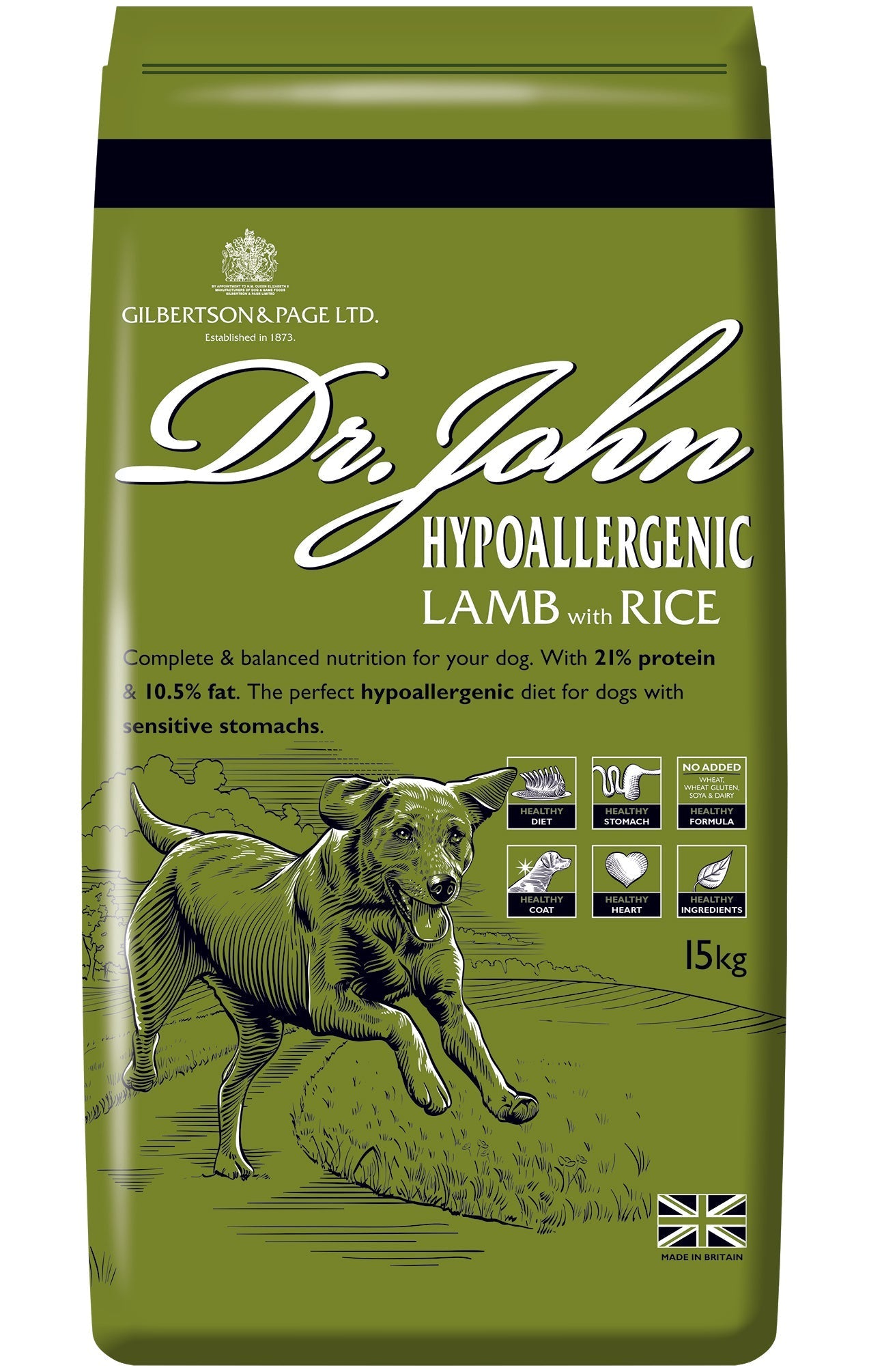 Dr John Hypoallergenic – jagnięcina z ryżem, bez pszenicy, karma dla psów wrażliwych, 4 kg - Premium Dog Food from Gilbertson & Page - Just $14! Shop now at Gilbertson & Page Europe