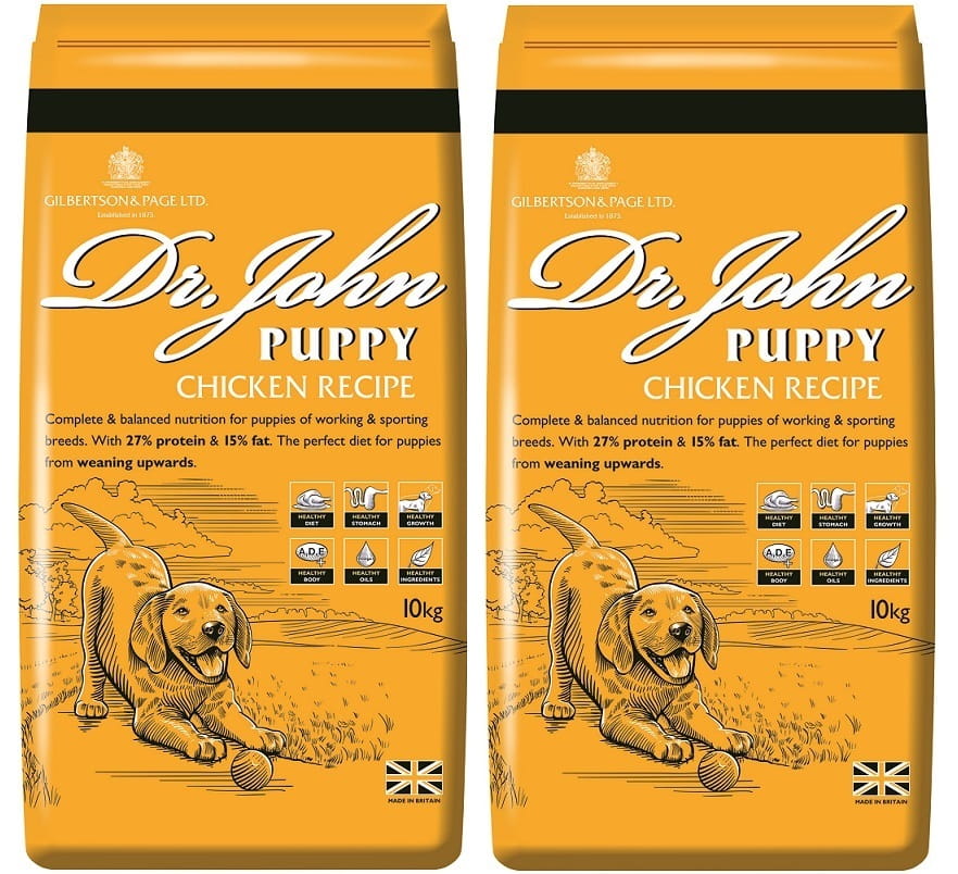 Dr John Puppy – karma dla szczeniąt, zestaw 2x10 kg - Premium Dog Food from Gilbertson & Page Europe - Just $67! Shop now at Gilbertson & Page Europe