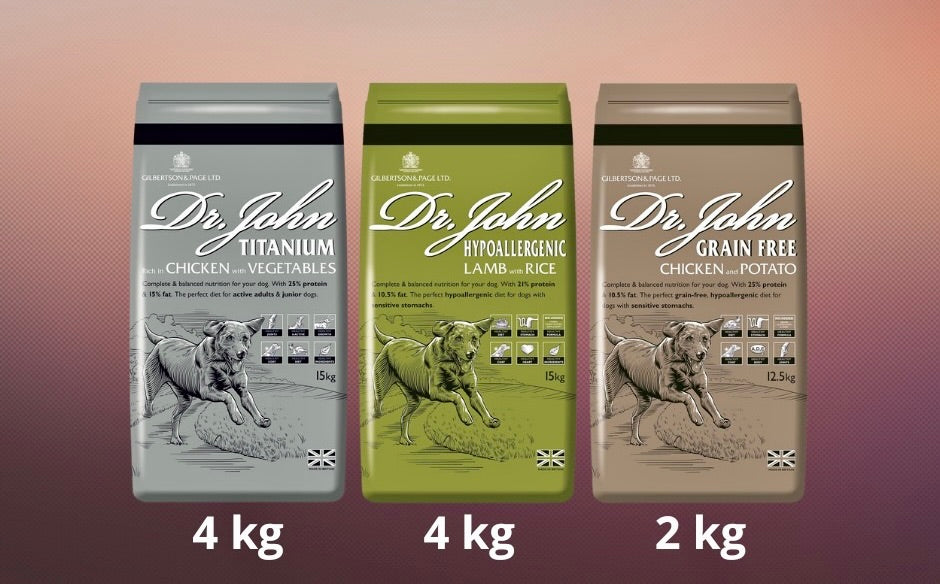 Dr John Promo Pack - Premium Dog Food from Gilbertson & Page Europe - Just $29.90! Shop now at Gilbertson & Page Europe