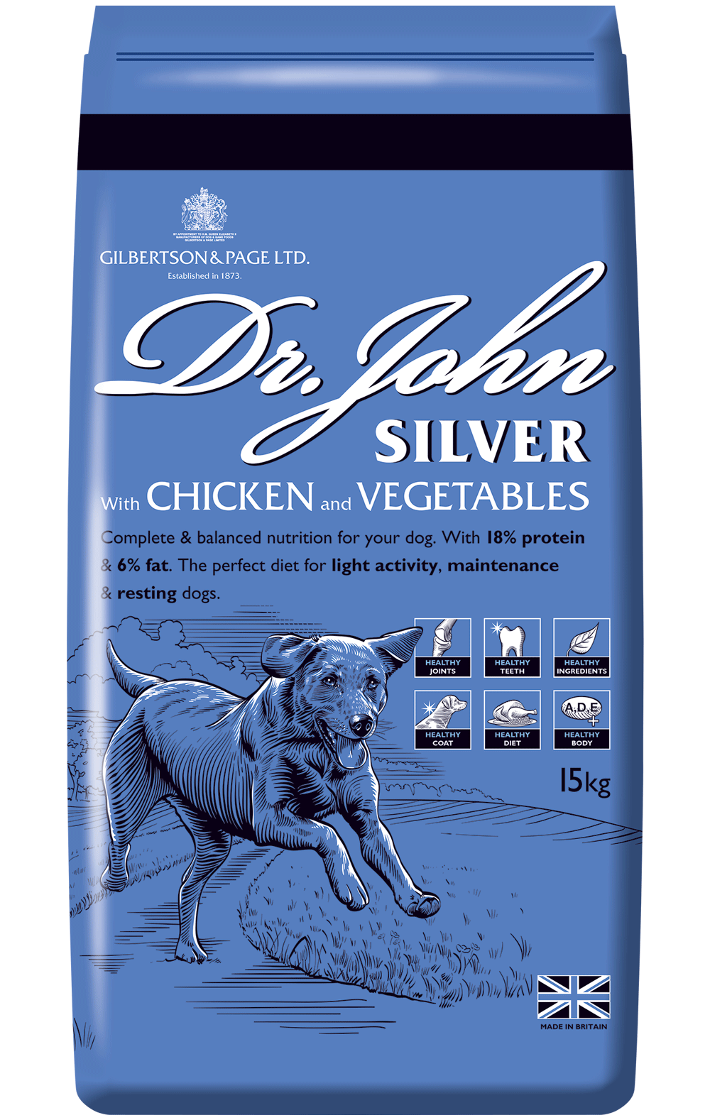 Dr John Silver – kurczak z warzywami, karma dla dorosłych psów oraz psich seniorów, 4 kg - Premium Dog Food from Gilbertson & Page - Just $13! Shop now at Gilbertson & Page Europe