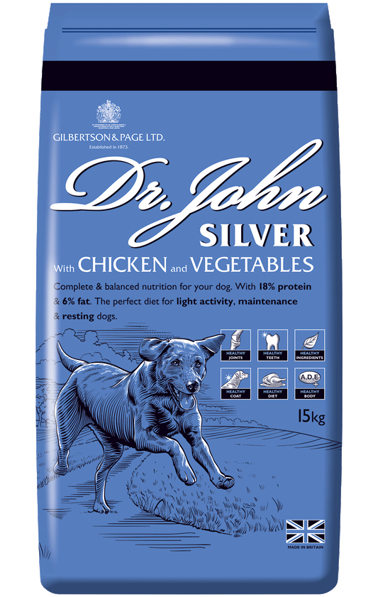 Dr John Silver – kurczak z warzywami, karma dla dorosłych psów oraz psich seniorów, 4 kg - Premium Dog Food from Gilbertson & Page - Just $13! Shop now at Gilbertson & Page Europe