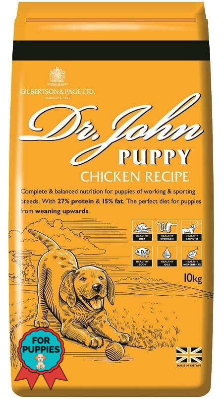 Dr John PUPPY 10 kg - Premium Dog Food from Gilbertson & Page - Just $33.50! Shop now at Gilbertson & Page Europe