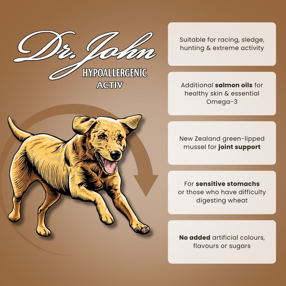 Dr John Hypoallergenic Activ – pakiet 2×12,5 kg