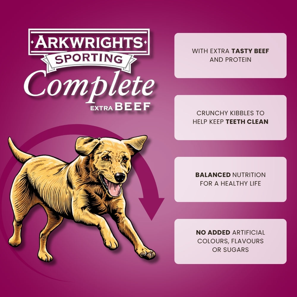 Arkwrights Sporting – hondenvoer voor actieve honden • 15 kg