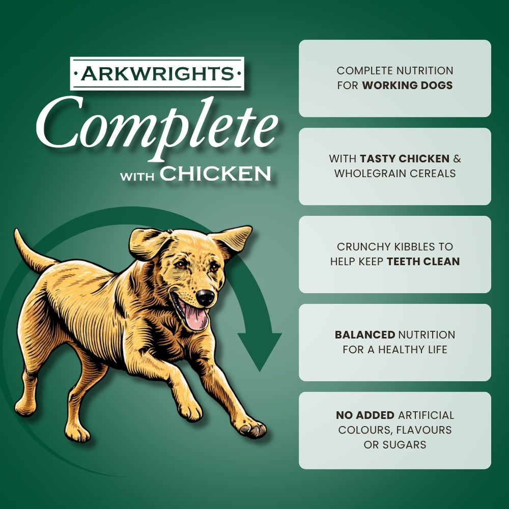 Arkwrights Chicken – hrana za pse s piletinom • 15 kg