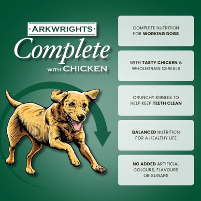 Arkwrights Chicken – hrana za pse s piletinom • 15 kg