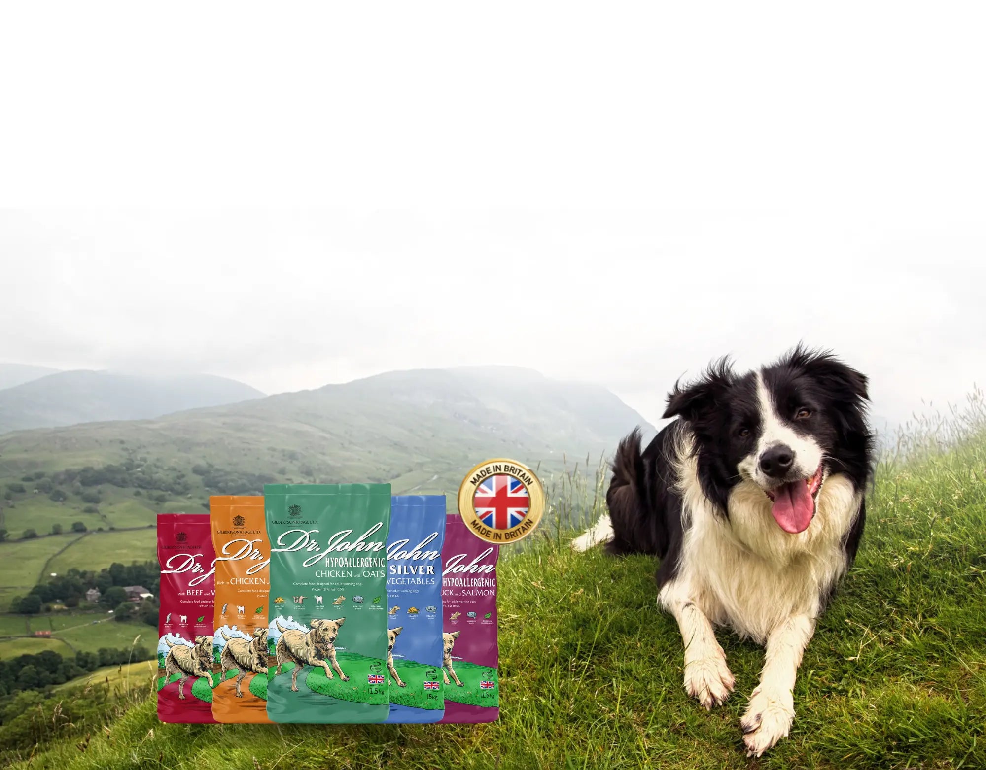 Gilbertson & Page Hundefutter – Dr. John Titanium Huhn Mit Gemüse, Trockenfutter Für Aktive Hunde