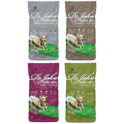Dr John Promo Pack – zestaw promocyjny karmy suchej dla psów