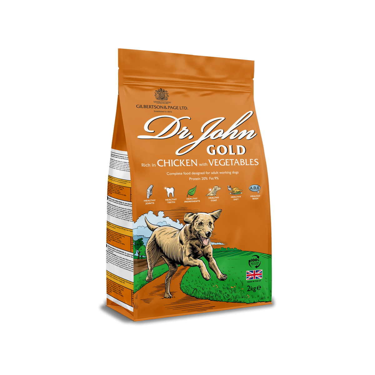 Dr John Gold – Huhn & Gemüse • 4kg