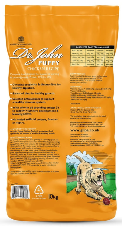 Dr John Puppy – Complete puppy food 10KG