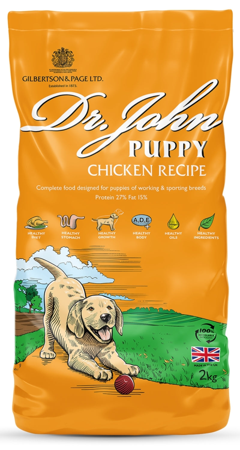 Hondenvoer Dr John Puppy – Volledig voer voor puppy's  2KG