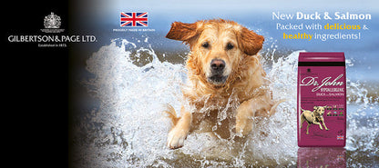 Dr John Hypoallergenic Duck & Salmon 12.5kg - Premium Dog Food from Gilbertson & Page - Just $41.50! Shop now at Gilbertson & Page Europe