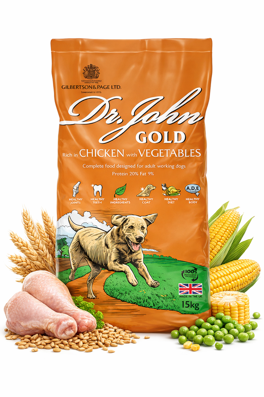 Dr John Gold – kurczak i warzywa • dla dużych ras • 15 kg