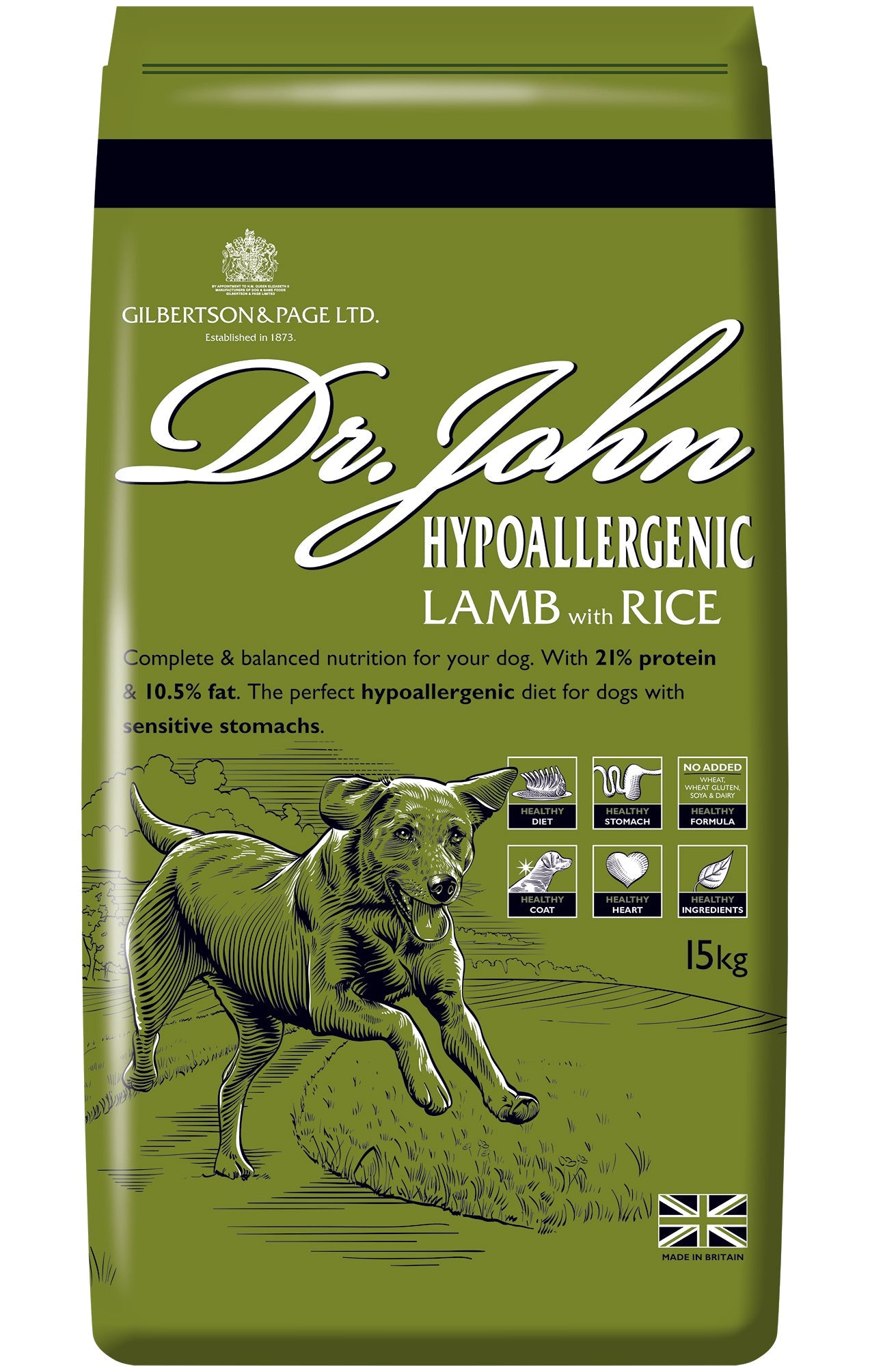 Dr John Hypoallergenic LAMB with RICE 4 kg - Premium Dog Food from Gilbertson & Page - Just $14! Shop now at Gilbertson & Page Europe