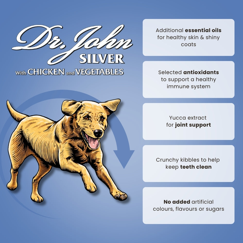Dr John Silver – Huhn & Gemüse • Adult & Senioren • 15 kg