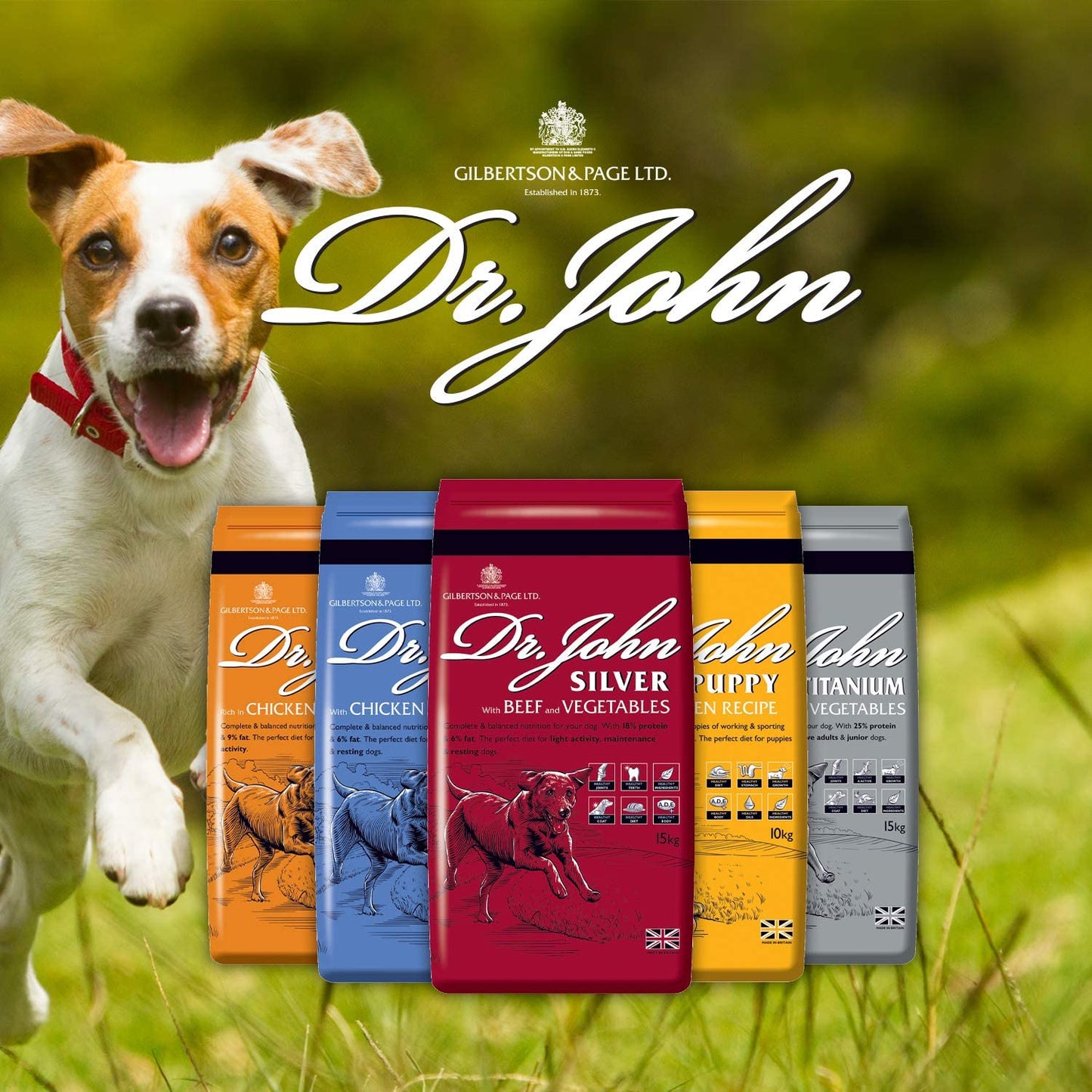 Dr John GOLD Rich in CHICKEN with VEGETABLES 15 kg - Premium Dog Food from Gilbertson & Page - Just $32.50! Shop now at Gilbertson & Page Europe