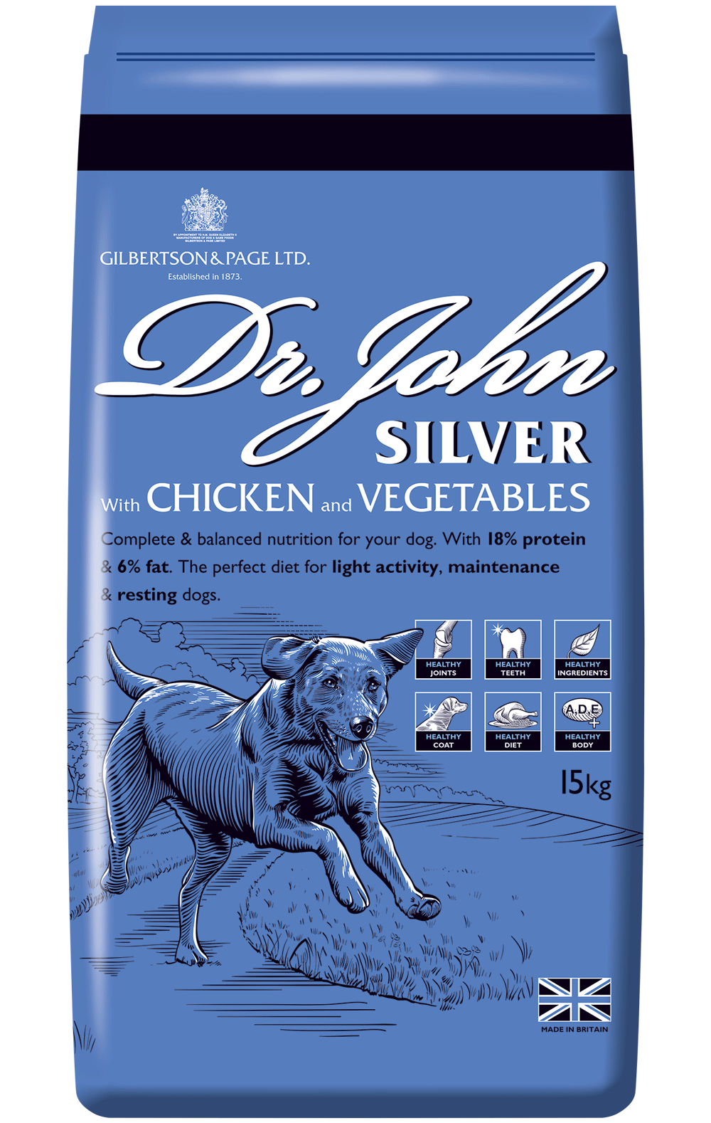 Dr John SILVER CHICKEN with VEGETABLES 4 kg - Premium Dog Food from Gilbertson & Page - Just $8.90! Shop now at Gilbertson & Page Europe
